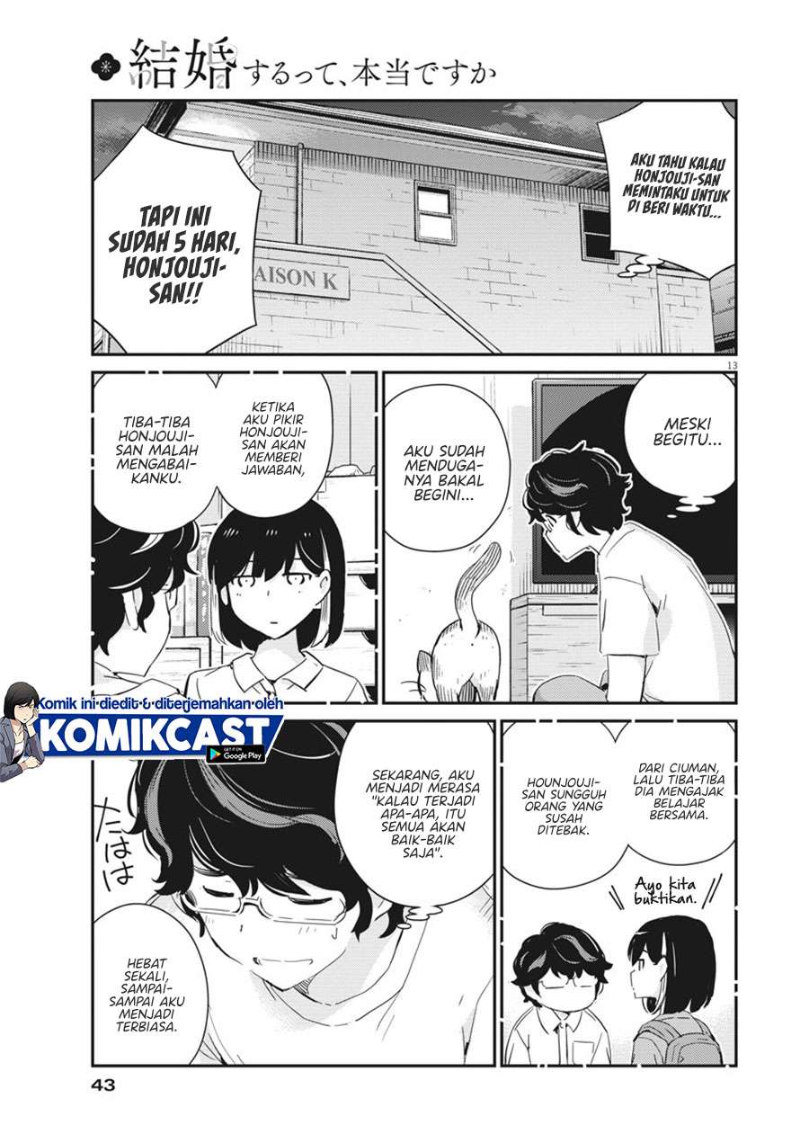 Kekkon Surutte, Hontou Desu ka? Chapter 41 Gambar 14